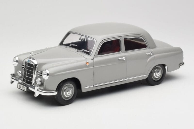 Mercedes 180 W120 Ponton Graphite Grey Revell 1:18 08974 Métal Moulé