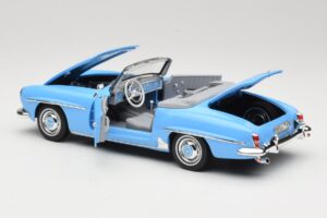 Mercedes 190 SL W121 Bleu Clair Norev 1:18 183400 Métal Moulé — image 5 sur 8