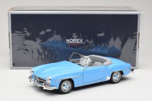 Mercedes 190 SL W121 Bleu Clair Norev 1:18 183400 Métal Moulé — image 8 sur 8