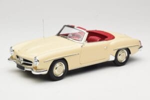 Mercedes 190 SL W121 Beige Minichamps 1:18 103037034 Métal Moulé