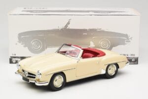 Mercedes 190 SL W121 Beige Minichamps 1:18 103037034 Métal Moulé — image 8 sur 8