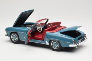 Mercedes 190 SL W121 Bleu Minichamps 1:18 103037033 Métal Moulé — image 5 sur 8