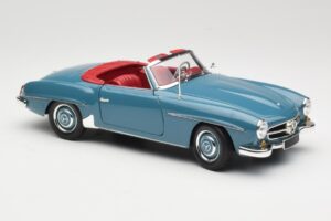 Mercedes 190 SL W121 Bleu Minichamps 1:18 103037033 Métal Moulé — image 6 sur 8