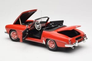 Mercedes 190 SL W121 Guards Red Minichamps 1:18 100037032 Métal Moulé — image 5 sur 8
