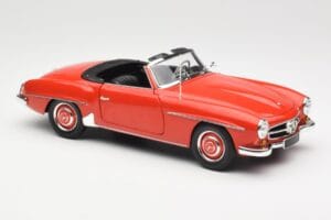 Mercedes 190 SL W121 Guards Red Minichamps 1:18 100037032 Métal Moulé — image 6 sur 8