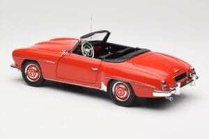 Mercedes 190 SL W121 Guards Red Minichamps 1:18 100037032 Métal Moulé — image 7 sur 8
