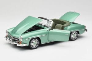 Mercedes 190 SL W121 Vert Clair Métallisé Norev 1:18 183401 Métal Moulé — image 2 sur 9