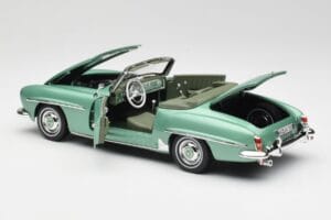 Mercedes 190 SL W121 Vert Clair Métallisé Norev 1:18 183401 Métal Moulé — image 6 sur 9