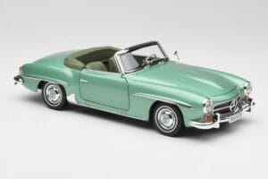 Mercedes 190 SL W121 Vert Clair Métallisé Norev 1:18 183401 Métal Moulé — image 7 sur 9
