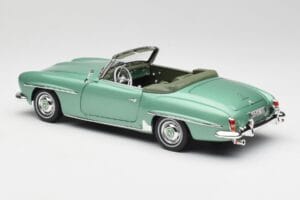 Mercedes 190 SL W121 Vert Clair Métallisé Norev 1:18 183401 Métal Moulé — image 8 sur 9
