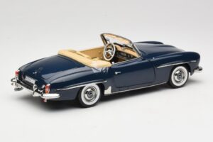 Mercedes 190 SL W121 Middle Blue Norev 1:18 183403 Métal Moulé — image 3 sur 8