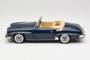 Mercedes 190 SL W121 Middle Blue Norev 1:18 183403 Métal Moulé — image 4 sur 8