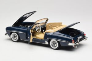 Mercedes 190 SL W121 Middle Blue Norev 1:18 183403 Métal Moulé — image 5 sur 8