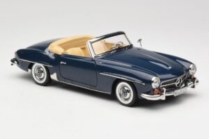 Mercedes 190 SL W121 Middle Blue Norev 1:18 183403 Métal Moulé — image 6 sur 8