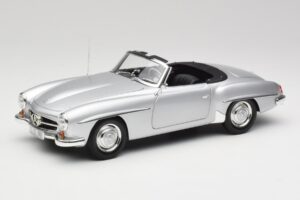Mercedes 190 SL W121 Argent Gris Minichamps 1:18 100037031 Métal Moulé