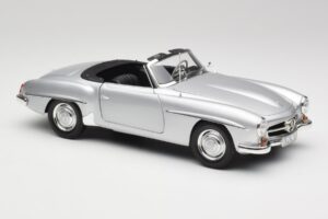 Mercedes 190 SL W121 Argent Gris Minichamps 1:18 100037031 Métal Moulé — image 6 sur 8