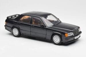 Mercedes 190E 2.3-16 W201 Bleu Noir Metallic AUTOart 1:18 76122 Métal Moulé — image 6 sur 8
