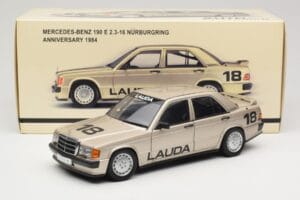 Mercedes 190E 2.3-16 W201 #1 N. Lauda Race of Champions Nurburgring 1984 AUTOart 1:18 88431 Métal Moulé — image 8 sur 8