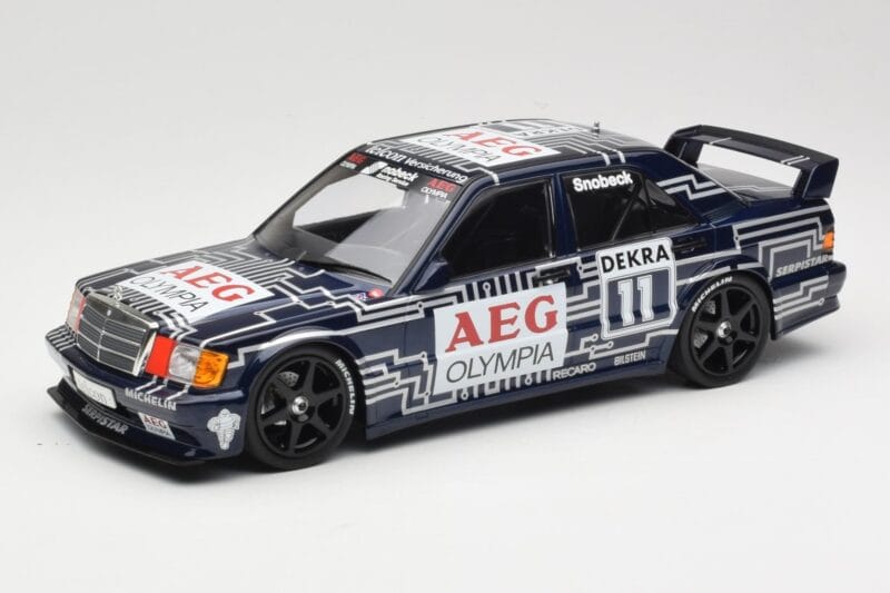 Mercedes 190E 2.5-16 EVO 1 W201 Team Snobeck #11 D. Snobeck DTM 1989 Minichamps 1:18 155893611 Métal Moulé