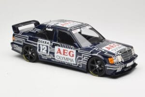 Mercedes 190E 2.5-16 EVO 1 W201 Team Snobeck #12 A. Cudini DTM 1989 Minichamps 1:18 155893612 Métal Moulé — image 4 sur 6