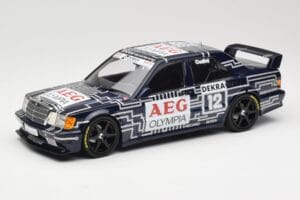 Mercedes 190E 2.5-16 EVO 1 W201 Team Snobeck #12 A. Cudini DTM 1989 Minichamps 1:18 155893612 Métal Moulé