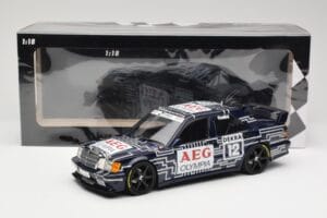 Mercedes 190E 2.5-16 EVO 1 W201 Team Snobeck #12 A. Cudini DTM 1989 Minichamps 1:18 155893612 Métal Moulé — image 6 sur 6