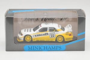 Mercedes 190E 2.5-16 Evo 2 W201 #22 MS Kärcher Schmickler DTM 1990 Minichamps 1:43 13120 Métal Moulé — image 4 sur 4