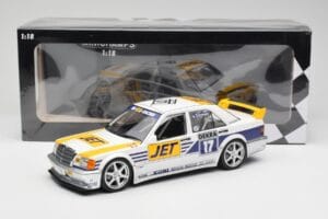Mercedes 190E 2.5-16 EVO I W201 #17 Team MS-Jet J. van Ommen DTM 1990 Minichamps 1:18 155903617 Métal Moulé — image 6 sur 6