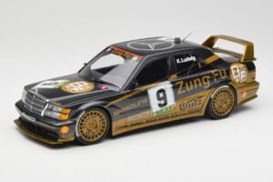 Mercedes 190E 2.5-16 EVO II W201 #9 Zung Fu K. Ludwig Guia Race Macau 1991 Minichamps 1:18 155913609 Métal Moulé