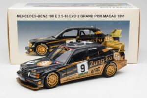 Mercedes 190E 2.5-16 Evo II #9 K. Ludwig Macau GP 3rd Place 1991 AUTOart 1:18 89135 Métal Moulé — image 8 sur 8