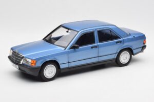 Mercedes 190E W201 Diamond Bleu Édition Concessionnaire Norev 1:18 B66040661 Métal Moulé