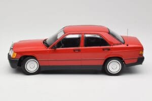 Mercedes 190E W201 Rouge Minichamps 1:18 155037000 Métal Moulé — image 3 sur 6