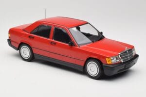 Mercedes 190E W201 Rouge Minichamps 1:18 155037000 Métal Moulé — image 4 sur 6