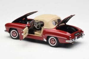 Mercedes 190SL W198 Rouge AUTOart 1:18 76116 Métal Moulé — image 5 sur 8