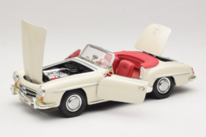 Mercedes 190SL Blanc Maisto 1:18 50274 Métal Moulé — image 2 sur 8