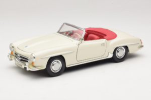 Mercedes 190SL Blanc Maisto 1:18 50274 Métal Moulé