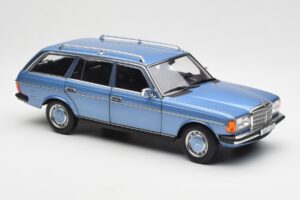 Mercedes 200 S123 T-Model Diamond Bleu Édition Concessionnaire Norev 1:18 B66040671 Métal Moulé — image 6 sur 8