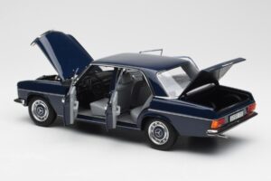 Mercedes 200 W114 Midnight Bleu Édition Concessionnaire Norev 1:18 B66040694 Métal Moulé — image 5 sur 8