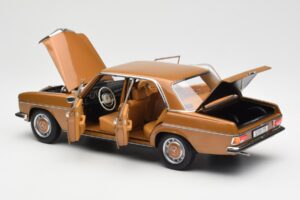 Mercedes 200 W115 Bycane Or Édition Concessionnaire Norev 1:18 B66040665 Métal Moulé — image 5 sur 8