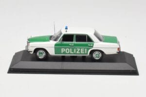 Mercedes 200 W115 Police Minichamps 1:43 400034090 Métal Moulé