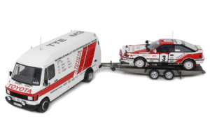 Mercedes 208D + Toyota Celica ST165 Gr.A RAC Safari 1990 Otto 1:18 OT480 Résine — image 4 sur 4