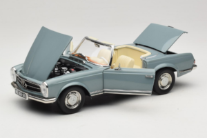 Mercedes 230 SL W113 Horizon Blue Norev 1:18 183992 Métal Moulé — image 2 sur 9
