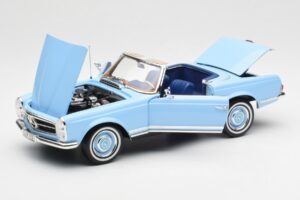 Mercedes 230 SL W113 Pagoda Horizon Bleu Édition Concessionnaire Norev 1:18 B66040633 Métal Moulé — image 2 sur 10