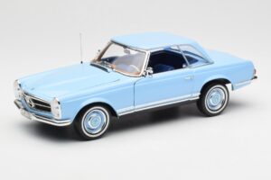 Mercedes 230 SL W113 Pagoda Horizon Bleu Édition Concessionnaire Norev 1:18 B66040633 Métal Moulé — image 3 sur 10