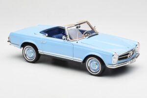Mercedes 230 SL W113 Pagoda Horizon Bleu Édition Concessionnaire Norev 1:18 B66040633 Métal Moulé — image 8 sur 10