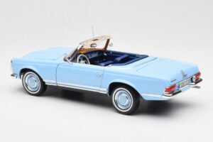 Mercedes 230 SL W113 Pagoda Horizon Bleu Édition Concessionnaire Norev 1:18 B66040633 Métal Moulé — image 9 sur 10