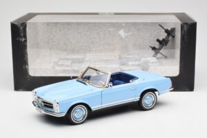 Mercedes 230 SL W113 Pagoda Horizon Bleu Édition Concessionnaire Norev 1:18 B66040633 Métal Moulé — image 10 sur 10