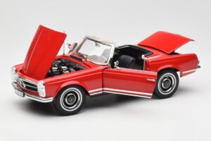 Mercedes 230 SL W113 Pagoda Rouge Norev 1:18 B660640596 Métal Moulé — image 2 sur 8