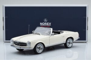 Mercedes 230 SL W113 Pagoda Blanc Édition Limitée Norev 1:18 183768 Métal Moulé — image 9 sur 9