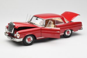 Mercedes 280 SE W108 Rouge Norev 1:18 193527 Métal Moulé — image 2 sur 8